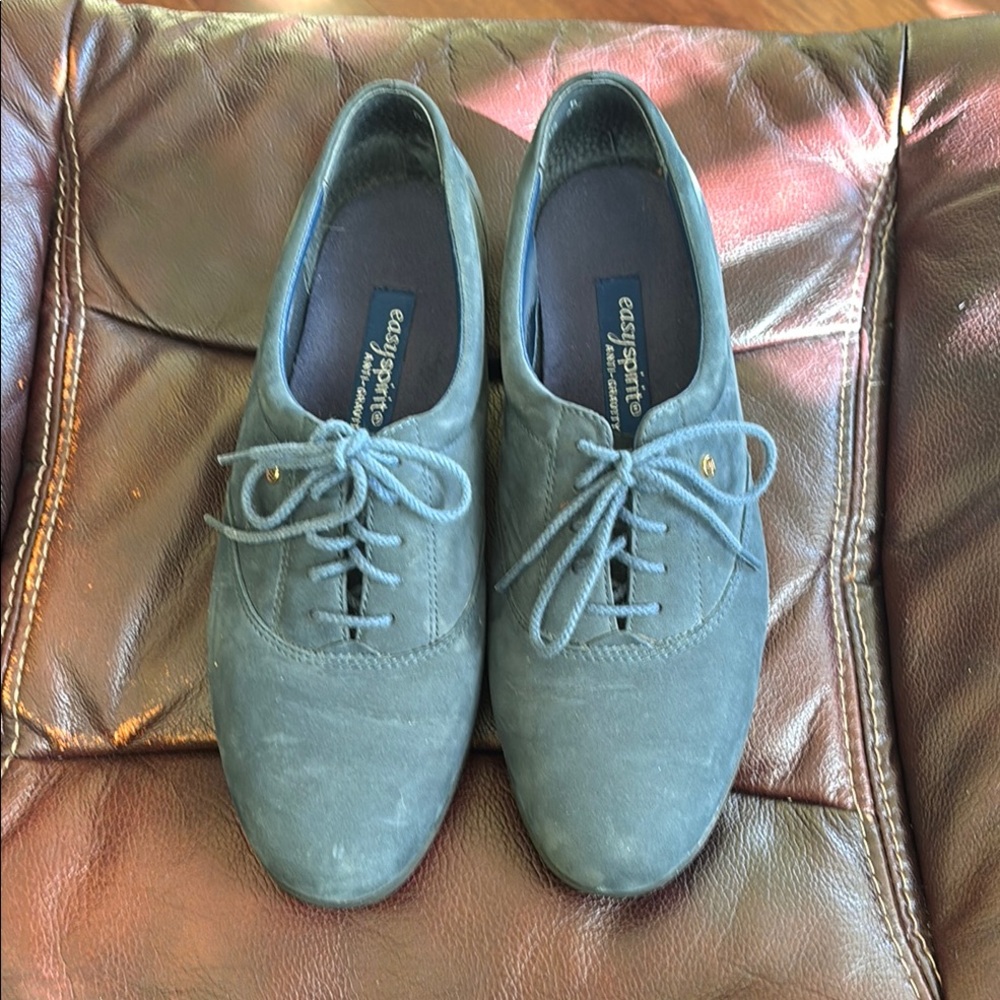 Easy Spirit Blue Suede Shoes